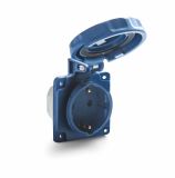 Розетка накладна Famatel Schuko 2P+E, 16A, 250В, IP67
