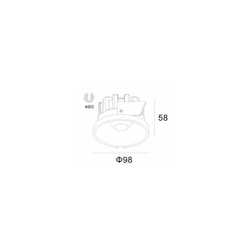Skarlat RSL74091-4 18W WH 3000K