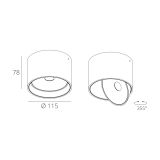 Skarlat RSLC78054 7W WH 4000K
