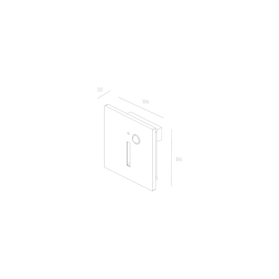 Skarlat  RWLB181 1W WH 3000K