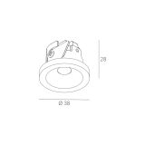 Skarlat RSL74190 3W WH 4000K