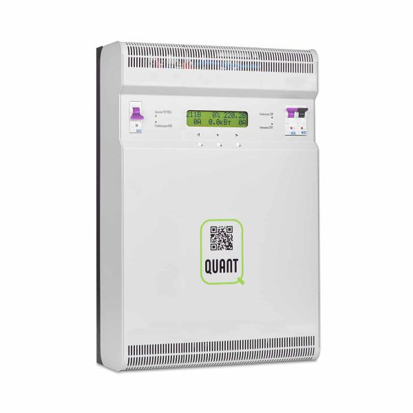 Стабілізатор напруги 7кВт інверторний однофазний Quant-7 LCD 90-350V 7000W