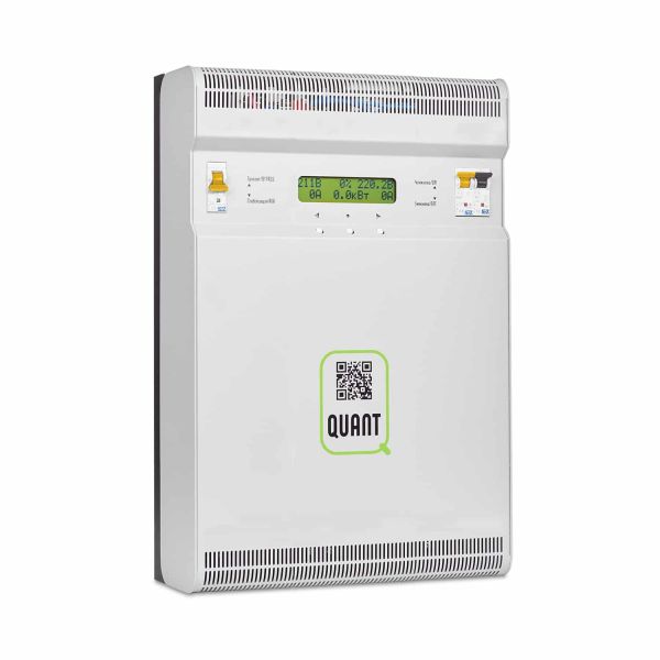 Стабілізатор напруги 5,5кВт інверторний однофазний Quant-5,5 LCD 90-350V 5500W