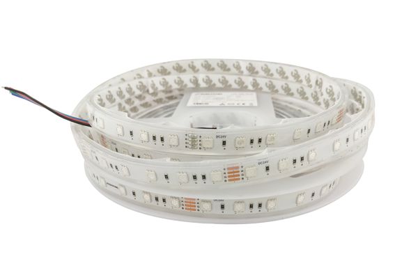 Лед стрічка RISHANG 24В 5050-60 14,4Вт 286Лм RN3260AP RGB IP67