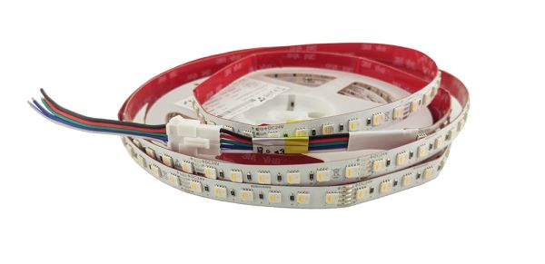 Лед стрічка RISHANG 24В 5050-84 21Вт 1130Лм RD0284AC-A RGB+WW 3000K IP20