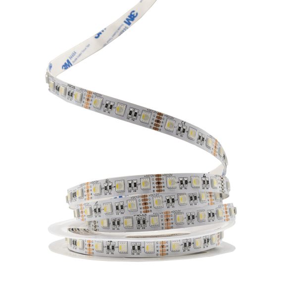 Світлодіодна LED стрічка PROLUM™ 12V; 5050\60; IP20; Series "PRO", RGB + W
