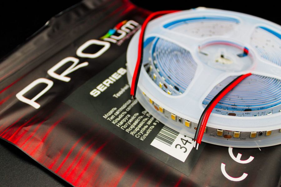 Світлодіодна LED стрічка PROLUM™ 48V; 2835\120; IP20; Series "SG", Нейтральний-Білий (3800-4300K)