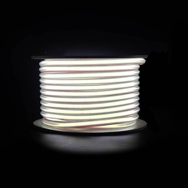 Світлодіодна LED стрічка PROLUM™ СОВ; 288 LED; IP67; 220V; Series "S", Білий (5500-6000К)