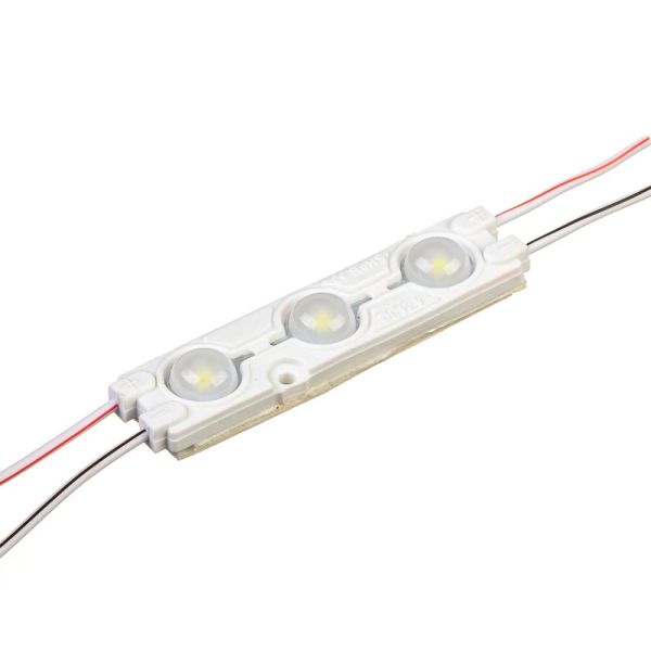 Лед модуль (кластер) 12В MTK-5730-3Led-W 1,5Вт IP67 66мм