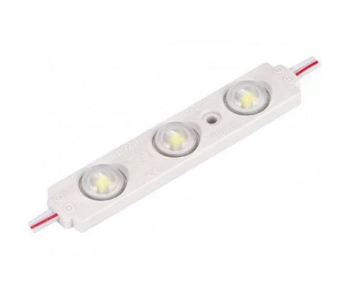 Світлодіодний модуль PROLUM V1, SMD5730, 3LED, 12V, 1.5W, З лінзою; Білий
