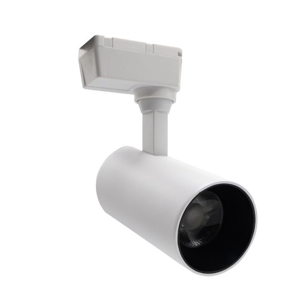 Трековий світильник PROLUM™ M27; 12W; 220V; Білий SERIES "TLB"; Білий 4000К