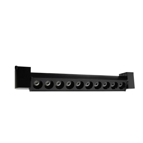 Трековий світильник поворотний PROLUM™ M27; 20W; 220V; Чорний SERIES "RGL" - Білий 4000К