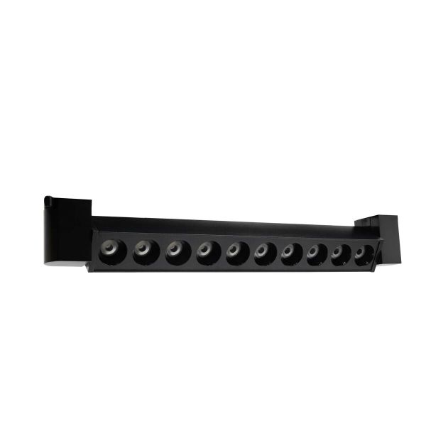 Трековий світильник поворотний PROLUM™ M27; 20W; 220V; Чорний SERIES "RGL" - Білий 4000К