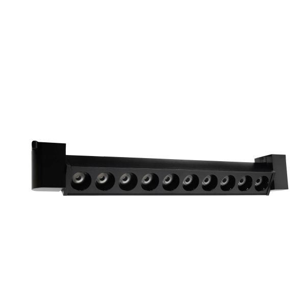 Трековий світильник поворотний PROLUM™ M27; 20W; 220V; Чорний SERIES "RGL" - Білий 4000К