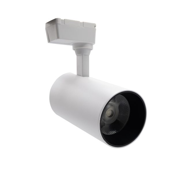 Трековый светильник PROLUM™ M27; 32W; 220V; Белый SERIES "TLB"; Белый 4000К