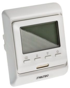 VT.AC709.0.0 Хронотермостат электронный комнатный с датчиком температуры пола (НЗ сервопривод–отопл., НО-