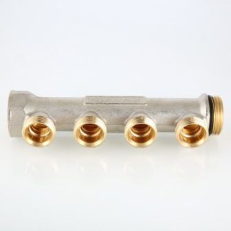 500n-e Колектор зовнішня різьба 2 в. х1"х3/4"EUROKONUS, НІКЕЛЬ