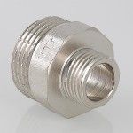 580 Ніпель-перехідник 3/8"х1/4" НІКЕЛЬ 10шт