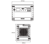 Портативне джерело живлення Brazzers 1,1 кВт BCT-SPS 12-80 BRPRS-1024Wh + POLY Solar panel 160W Lithium-ion 12,8V 317х241х204мм 12кг