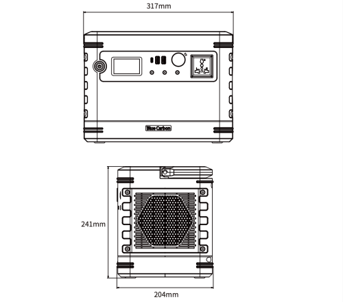 Портативне джерело живлення Brazzers 1,1 кВт BCT-SPS 12-80 BRPRS-1024Wh + POLY Solar panel 160W Lithium-ion 12,8V 317х241х204мм 12кг