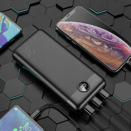 Зовнішній акумулятор Power Bank VEGER 30000MAH (W3008PD)