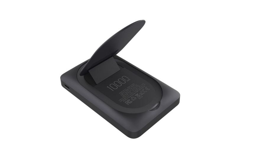 Зовнішній акумулятор Power Bank VEGER MagOnStand 10000MAH (W1175)